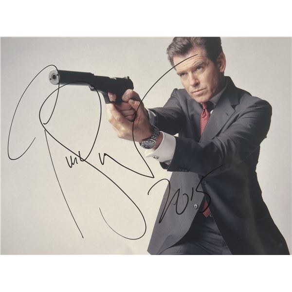 James Bond Pierce Brosnan signed photo