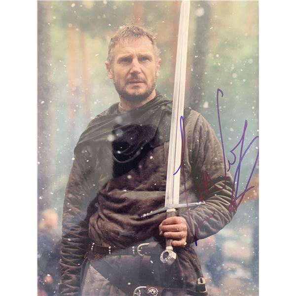 Liam Neeson signed movie photo