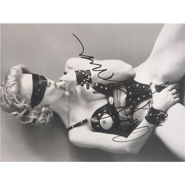 Madonna signed photo