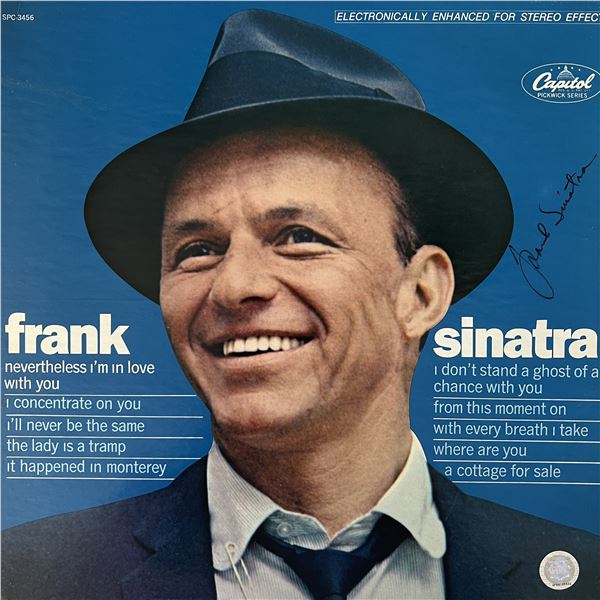 Frank Sinatra Nevertheless I'm In Love With You signed album