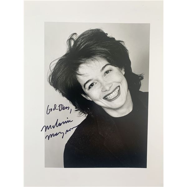 Melanie Mayron signed photo