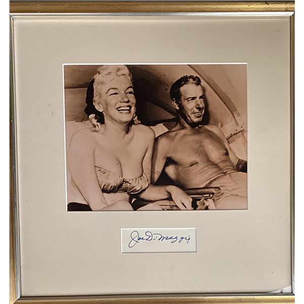 Joe DiMaggio original signature