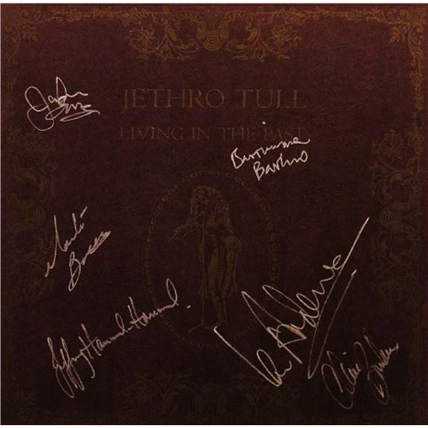 Jethro Tull Living in the past signed album