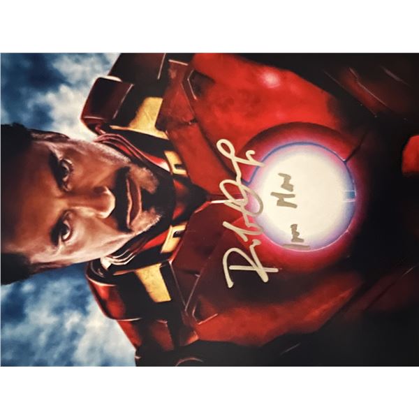 Iron Man Robert Downey Jr signed photo
