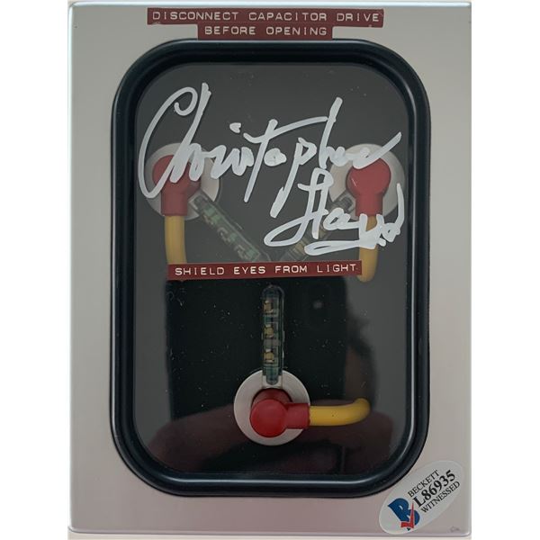 Christopher Lloyd Back To The Future signed Flux Capacitor