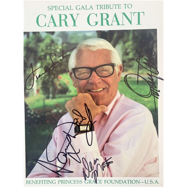 Cary Grant Signed Memorial Tribute Program