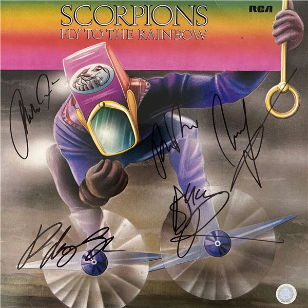 Scorpions signed "Fly To The Rainbow" album