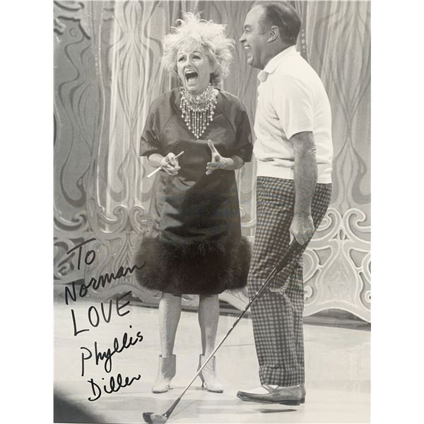 Phyllis Diller signed photo