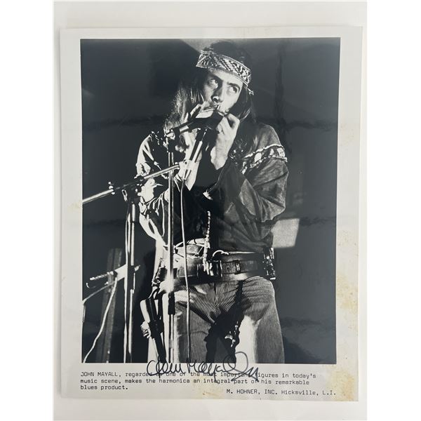 John Mayall signed photo