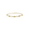 Image 1 : Genuine 3.39 ctw Citrine & Diamond Bracelet 14KT Yellow Gold - REF-82V5W