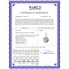 Image 2 : Genuine 18.08 ctw Amethyst & Diamond Necklace 14KT Rose Gold - REF-65N8R
