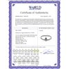 Image 2 : Genuine 1.45 ctw Amethyst & Diamond Ring 14KT White Gold - REF-34X3M