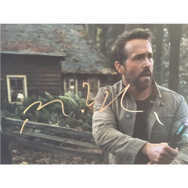 Adam Project Ryan Reynolds signed photo