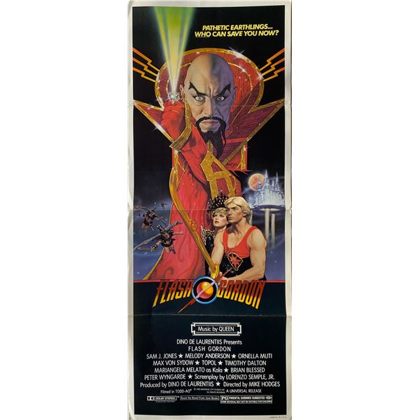Flash Gordon 1980 original vintage  insert card