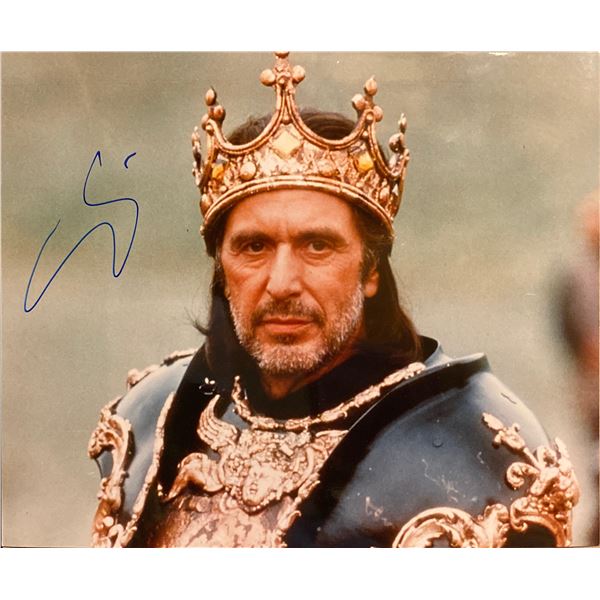 Al Pacino signed "Richard III" movie photo