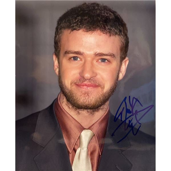 Justin Timberlake signed photo