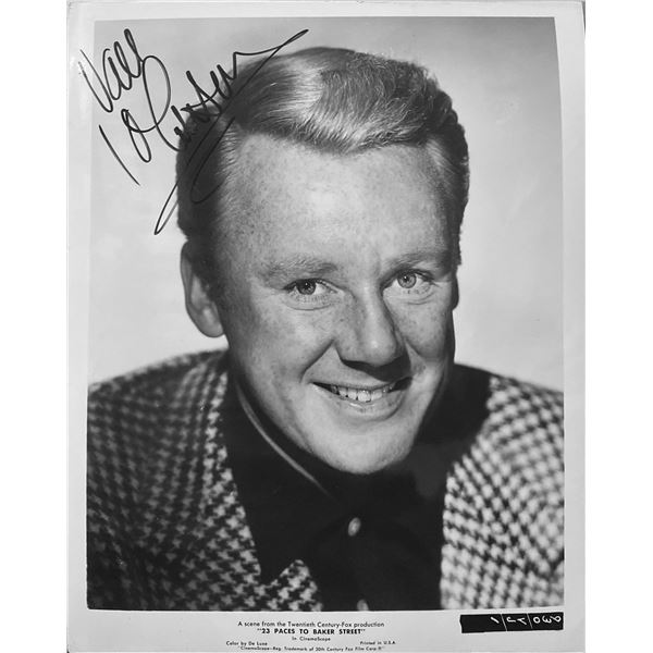 Van Johnson signed photo