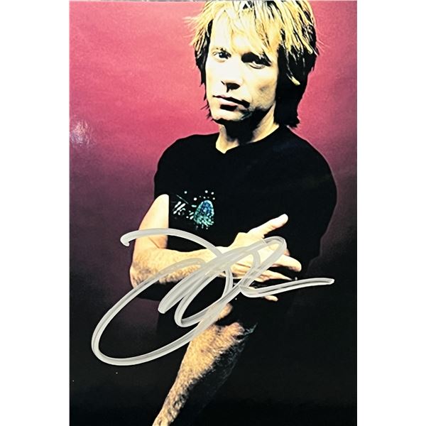 Jon Bon Jovi signed photo