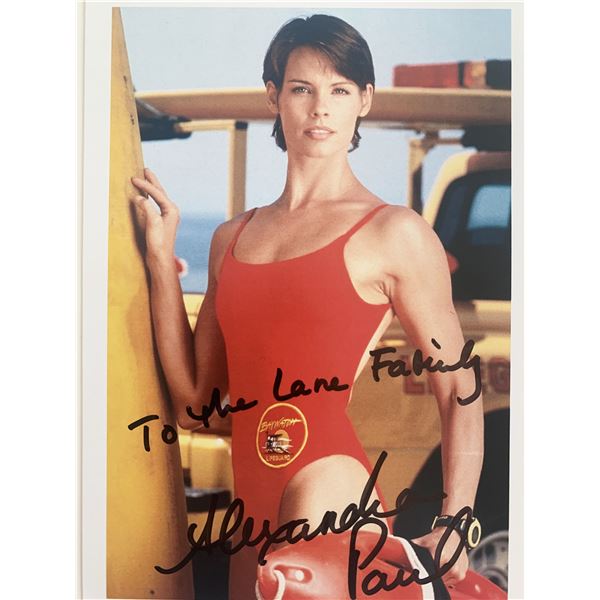 Baywatch Alexandra Paul signed photo