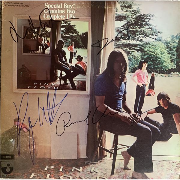 Pink Floyd signed Ummagumma album