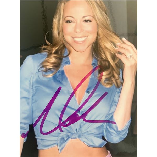 Mariah Carey signed photo