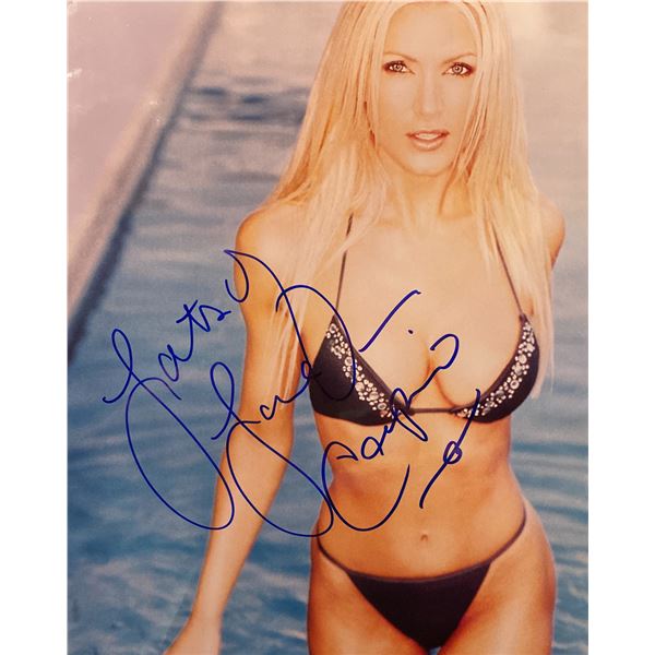 Caprice signed photo