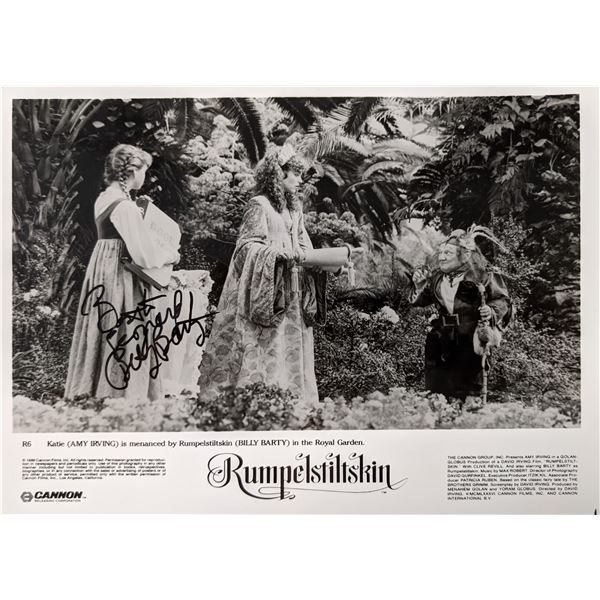 Billy Barty signed photo