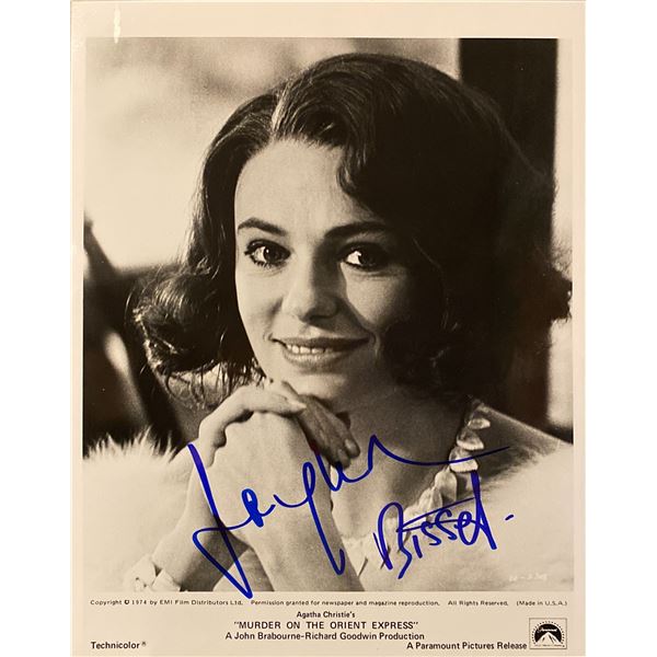 Murder on the Orient Express Jacqueline Bisset signed movie photo