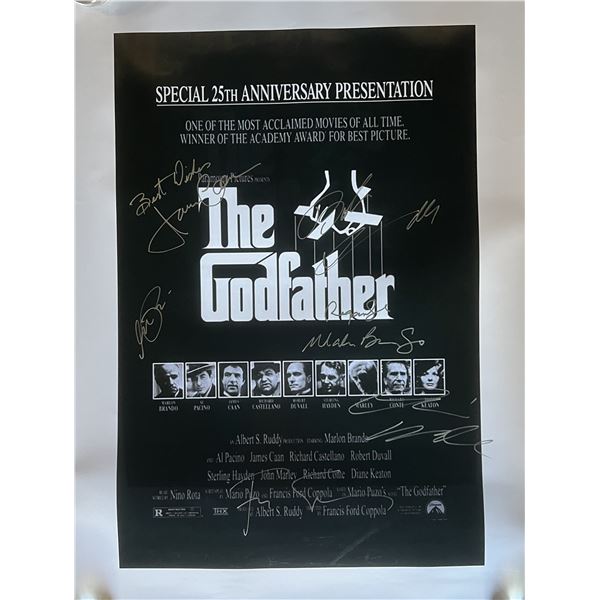 The Godfather cast signed movie poster