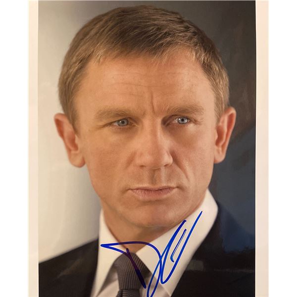 Daniel Craig signed James Bond photo