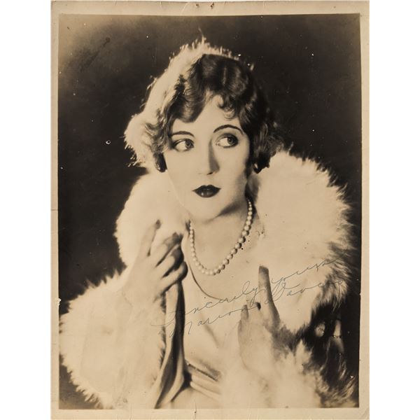 Marion Davies signed photo