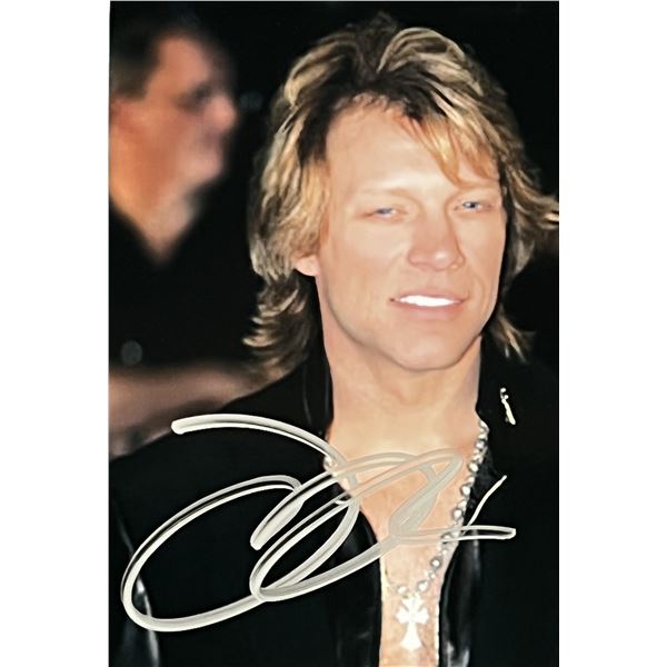 Jon Bon Jovi signed photo