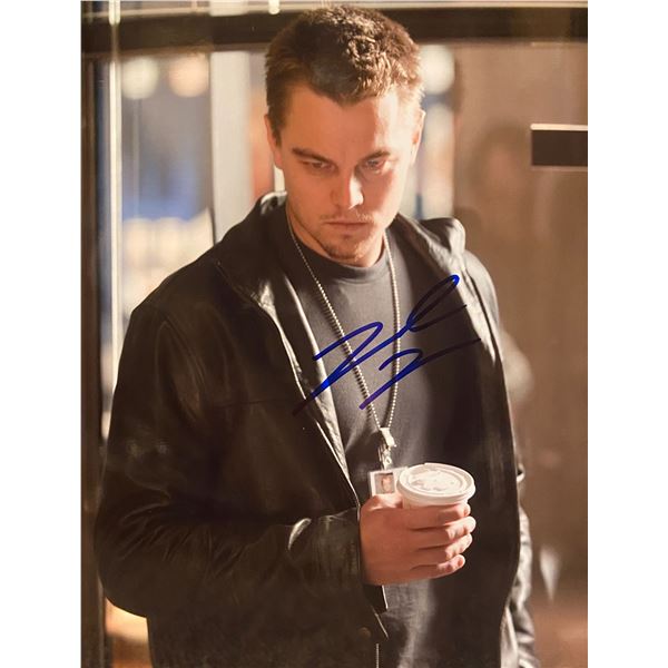 Leonardo DiCaprio signed "The Departed" movie photo