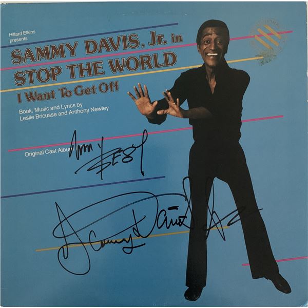 Sammy Davis Jr. Stop The World I Want To Get Off signed album