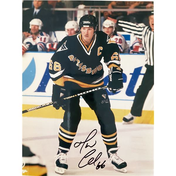 Pittsburgh Penguins Mario Lemieux signed photo