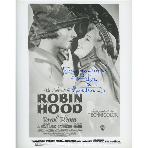 Robin Hood signed movie photo