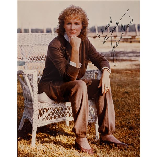 Glenn Close signed photo