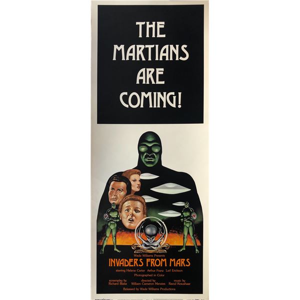 Invaders From Mars insert card