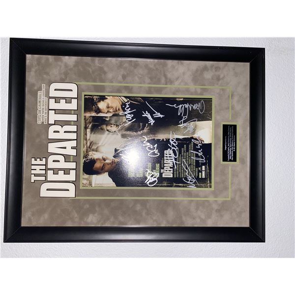 The Departed cast signed photo