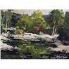 Image 1 : Neil Patterson Canadian ASA, FCA, OPA [b. 1947]AT FLORENCE BRIDGEoil on canvas9 x 12 in. (22.9 x 30.