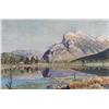 Image 1 : Walter Joseph Phillips Canadian ASA, CPE, CSPWC, MSA, RCA [1884-1963]MOUNT RUNDLE; 1951colour woodcu