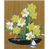 Image 1 : Alfred Joseph Casson Canadian CGP, CSPWC, G7, OSA, RCA [1898-1992]DAFFODILS AND DELFT FIGURINEcolour