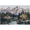 Image 1 : Georgia Jarvis Canadian [1944-1990]SEPTEMBER ROCKIESoil on board24 x 36 in. (61 x 91.4 cm)signed & t
