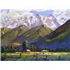 Image 1 : Ron Hedrick Canadian [b. 1942]PEMBERTONoil on canvas30 x 40 in. (76.2 x 101.6 cm)signed & titled