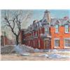 Image 1 : Horace Champagne Canadian PSA, PSC [b. 1937]EARLY JANUARY MORNING, MONTREALpastel on paper18 x 24 in