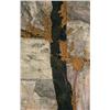 Image 1 : Edward (Ted) John Bartram Canadian RCA [b. 1938]PRECAMBRIAN RUNE; 1984mixed media on canvas54 x 35 i