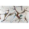 Image 1 : Alex Simeon Janvier Canadian RCA [b. 1935]THE BEST OF SUMMER; 1973acrylic on canvas25 x 41 in. (63.5