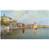 Image 1 : Eugenio Benvenuti Italian [1881-1959]CANAL SCENE, VENICEwatercolour on paper9.25 x 15.25 in. (23.5 x