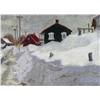 Image 1 : Horace Champagne Canadian PSA, PSC [b. 1937]ST-FERREOL-LES-NEIGES; 1982pastel on paper18 x 24 in. (4