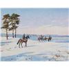Image 1 : Duncan Mackinnon Crockford Canadian [1920-1991]WINTER COMES TO NEWMARKET, SCENE FROM FAMOUS WARREN H